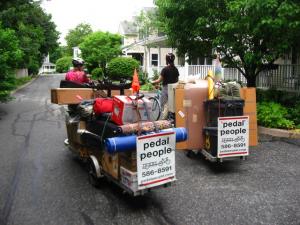 Ruthy and Caleb on an apartment move